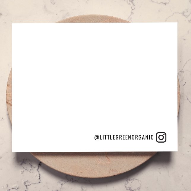 Instagram Note Card | Your Insta Name Flat Note (Creator Uploaded)