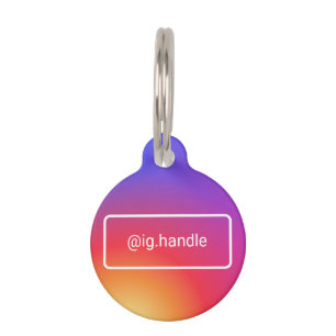 Instagram Pet influencer id Pet Tag