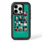 Instagram Photo Collage green Emerald Background