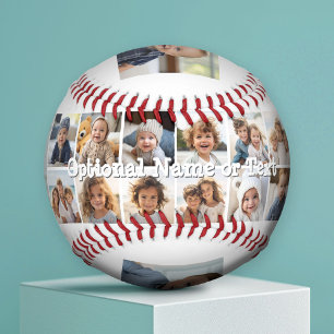 Instagram Photo Collage - Up to 14 photos White Baseball