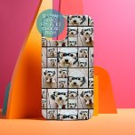 Instagram Photo Collage - Up to 6 photos Black Samsung Galaxy Case<br><div class="desc">A design with a basic background. Use up to fourteen square photos to create a unique and personal gift. If you need to adjust the pictures,  click on the customise tool to make changes.</div>