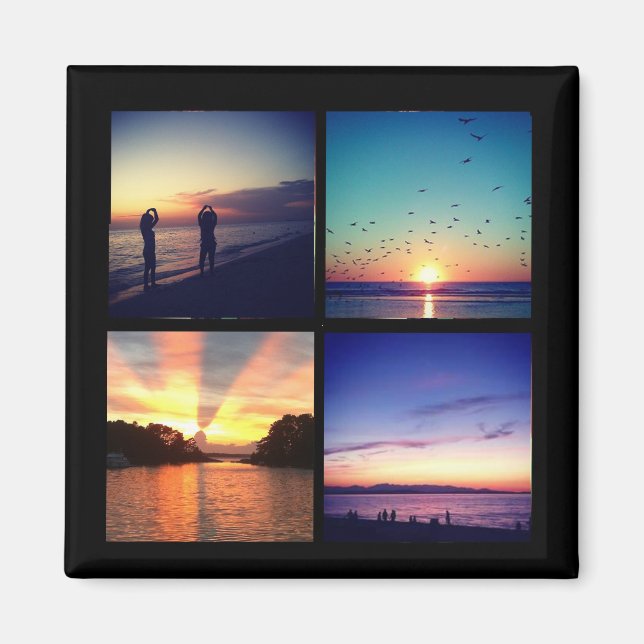 instagram photo magnet (Front)