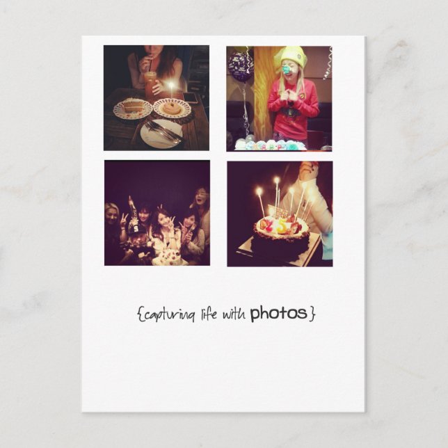 instagram photo postcards (Front)