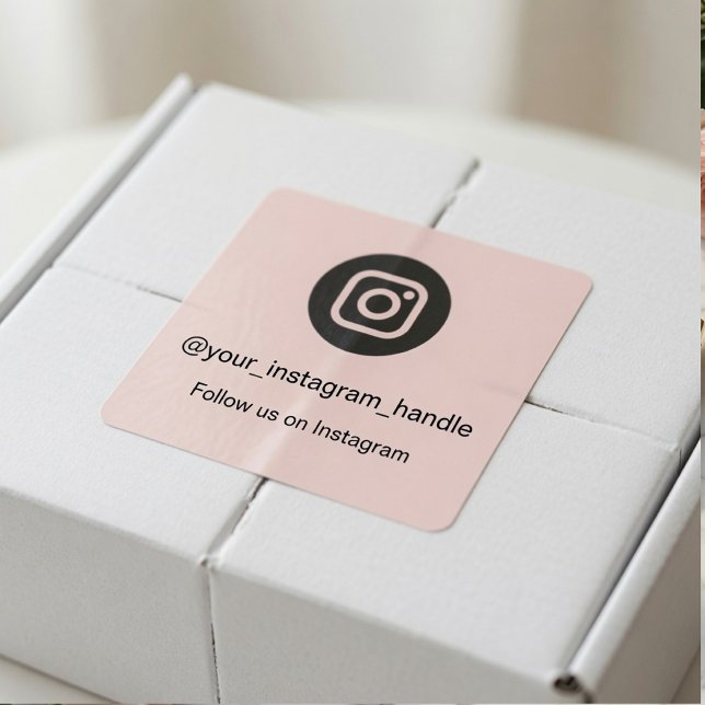 Instagram QR Code Sticker | Personalised Follow Us (Creator Uploaded)