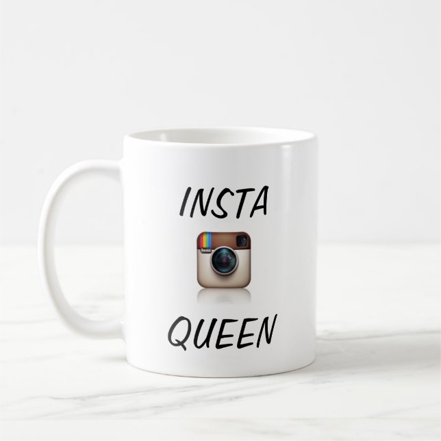 Instagram Queen Coffee Mug (Left)