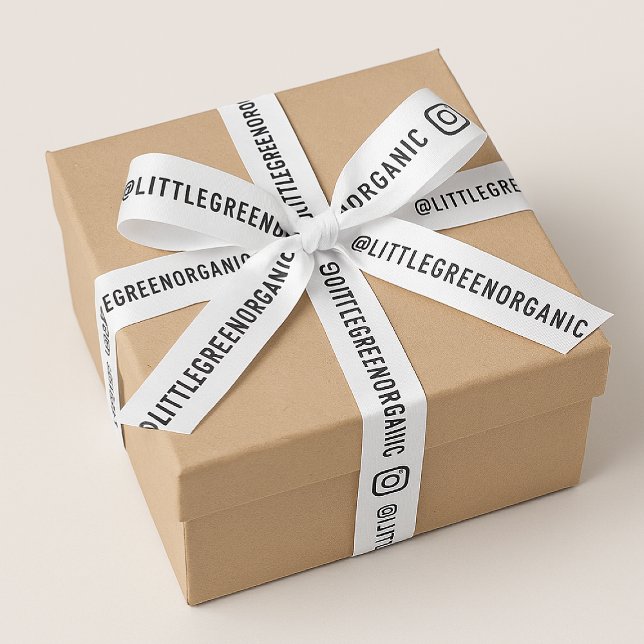 Instagram Ribbon | Your Instagram Name 1.5" 2 Yard Satin Ribbon (Creator Uploaded)