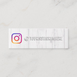 Instagram Social Media Influencer Mini Business Card