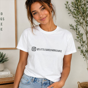 Instagram T-Shirts   IG Handle Business Tee Shirts