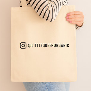 Instagram Tote Bag Your Instagram Name Bag