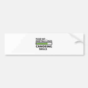 Installing Canoeing Skills Bumper Sticker