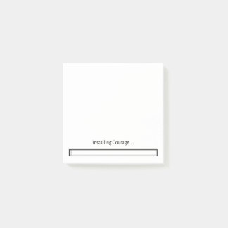 Installing Courage Post-It Post-it Notes