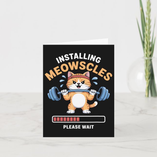 Installing Meowslces Fitness Bodybuilding  Card (Front)
