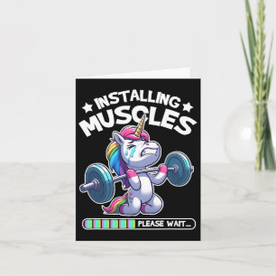 Installing Muscles Please Wait Bodybuilding Unicor Card