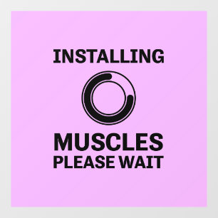 Installing Muscles Please Wait Funny Workout