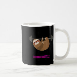 Installing Muscles Sloth Weight Lifting Fitness Mo Coffee Mug