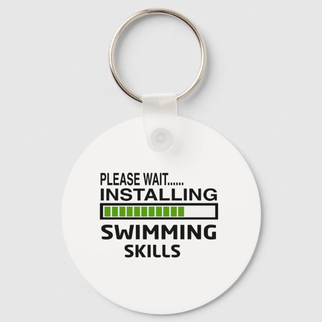 Installing Swimming Skills Key Ring (Front)