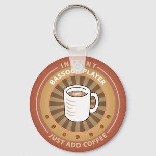 Instant Bassoon Player Key Ring
