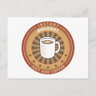 Instant Biologist Postcard