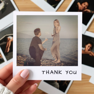 Instant Camera Photo Retro Thank You Card