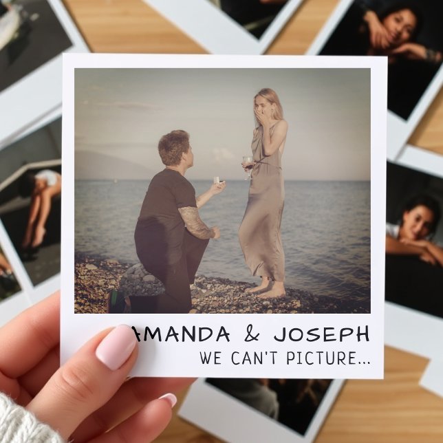 Instant Camera Photo Retro Wedding Invitation (Instant Camera Photo Retro Wedding Invitation
)