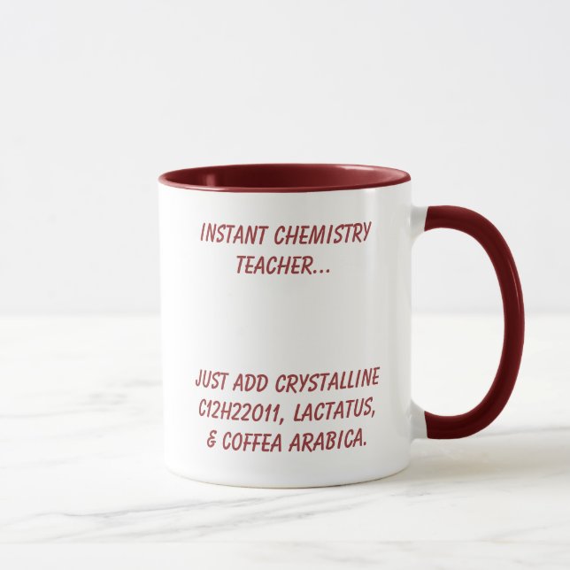 Instant Chemistry Teacher Mug (Right)