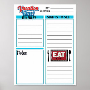 Instant Download VACATION Trip Poster