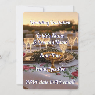 Instant download. Wedding. Elegant, Floral, Rustic Invitation