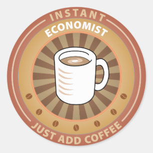 Instant Economist Classic Round Sticker
