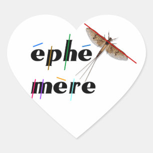 instant ephemeral heart sticker