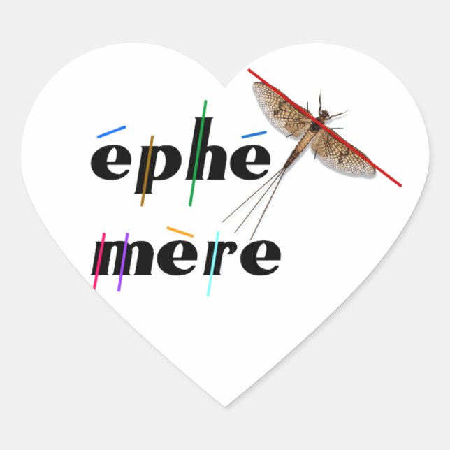 instant ephemeral heart sticker (Front)