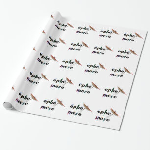 instant ephemeral wrapping paper