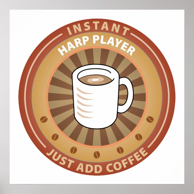 Instant Harp Player Poster (Front)