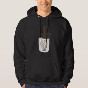 Instant Journalist Just Add Coffee Writer Hoodie