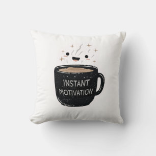 Instant Motivation – Cute Kawaii Coffee Cup Cushion