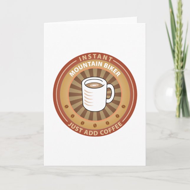Instant Mountain Biker Card (Front)