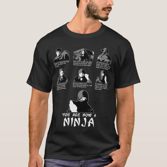 Instant Ninja Kit (includes instructions) T-Shirt (Front)