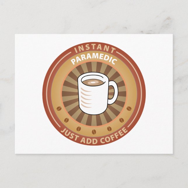 Instant Paramedic Postcard (Front)