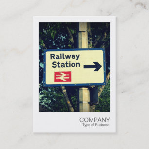 Instant Photo 038 - Station Sign Business Card
