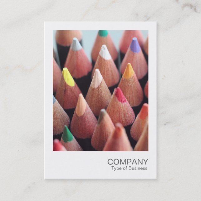 Instant Photo 052 - Colour Pencils Business Card (Front)