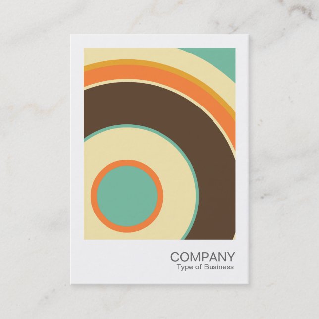 Instant Photo 061 - Colourful  Circle 02 Business Card (Front)
