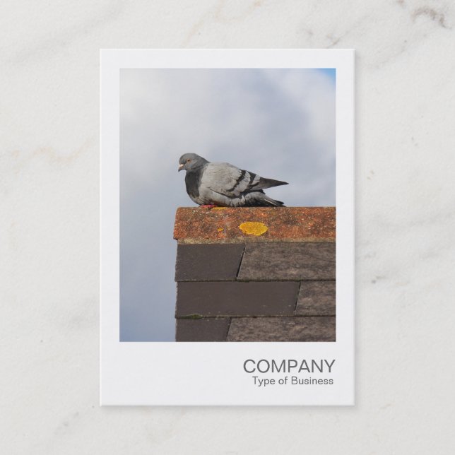 Instant Photo 082 - Good Morning Pigeon Business Card (Front)