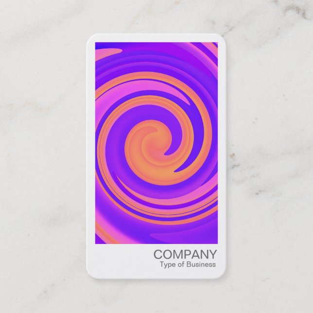 Instant Photo - Abstract Swirl 250816 - 01c Business Card (Front)