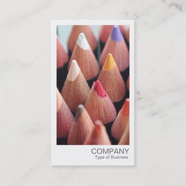 Instant Photo - Colour Pencils Business Card (Front)