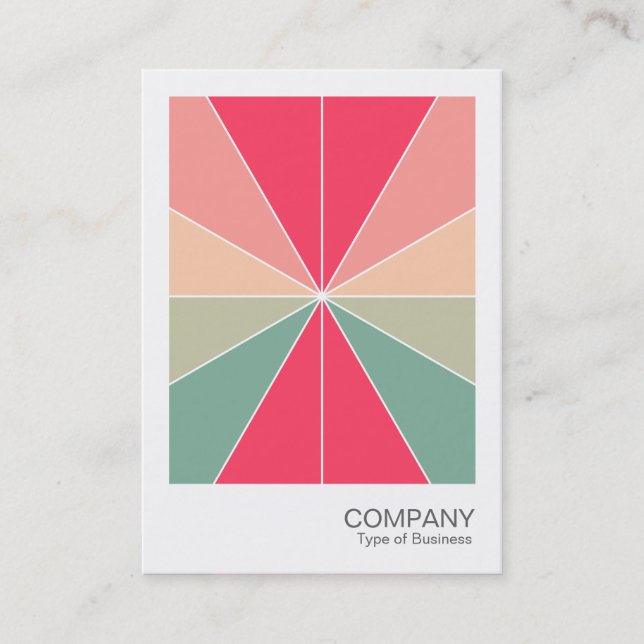 Instant Photo - Colour Segments 03 Business Card (Front)