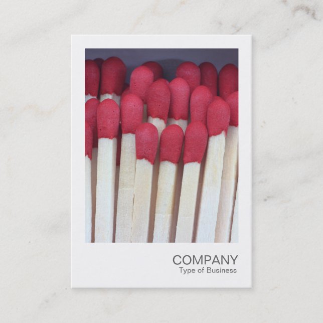 Instant Photo - Matches 02 Business Card (Front)