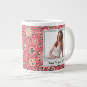 Instant photo - photoframe with pattern large coffee mug