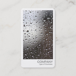 Instant Photo - Rain on a Window Business Card