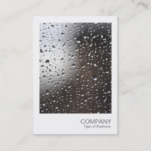 Instant Photo - Rain on a Window Business Card