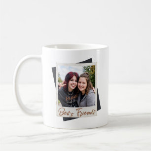 Instant Photo Style Best Friends Photo Template Coffee Mug