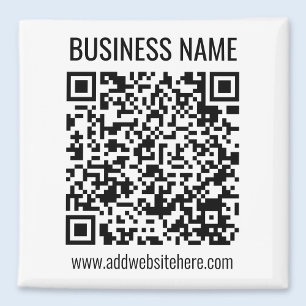 Instant QR Code (enter your website URL to change) Magnet